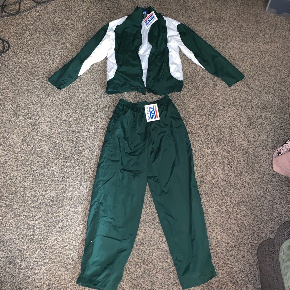 Green & White Tracksuit